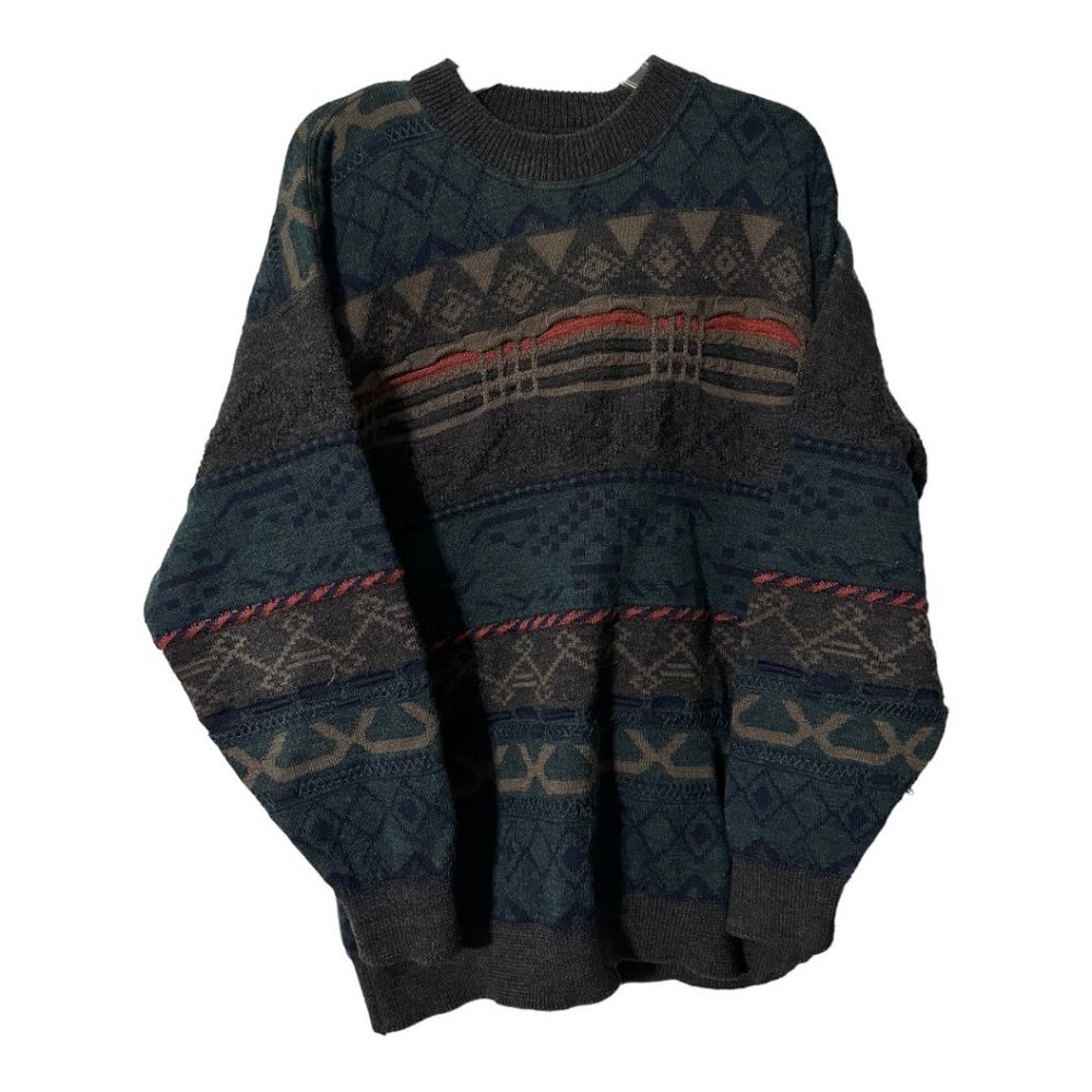 Vintage Wool Australian Sweater-Sz L